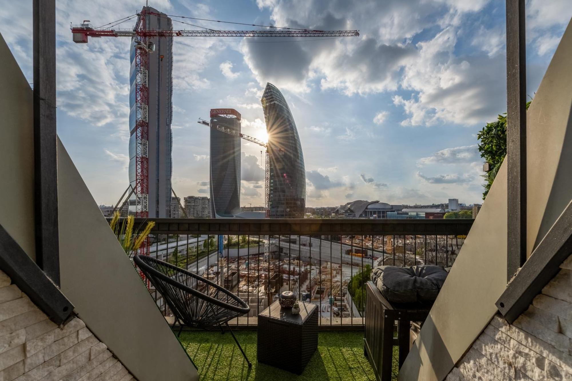 Luxury Skyview Suite - Citylife Apartment - Mico Milan Bagian luar foto